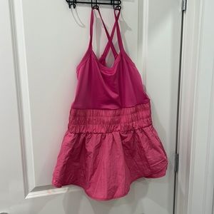 Pink workout romper!